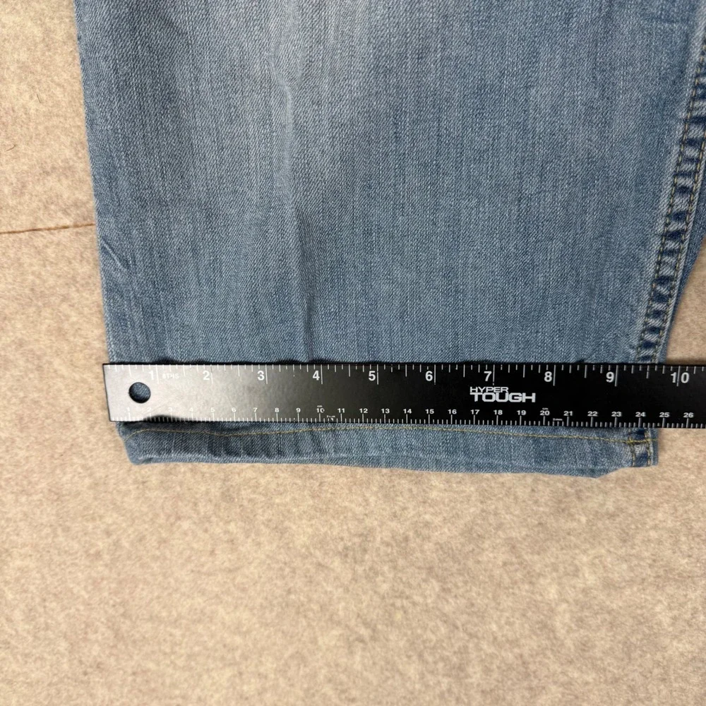 Levi's 559 Relaxed Straight Jeans 44x30 Light Wash Denim Blue 01559-0055